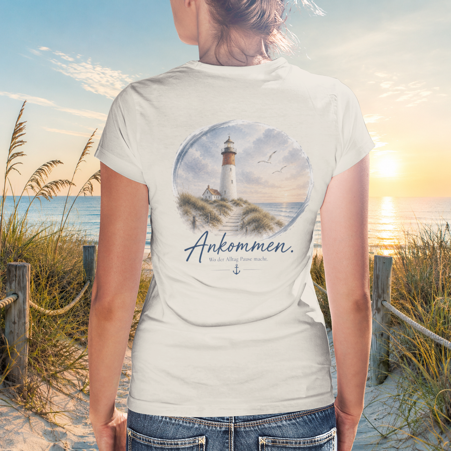 ANKOMMEN. Damen-Shirt