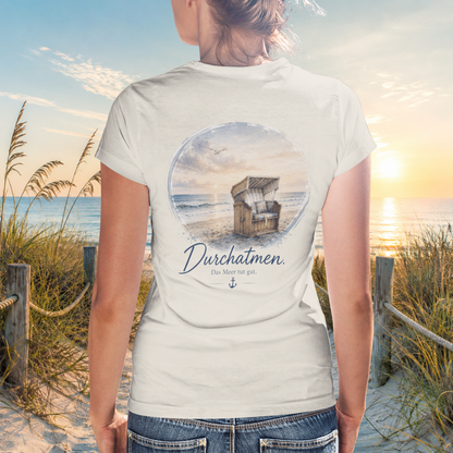 DURCHATMEN. Damen-Shirt