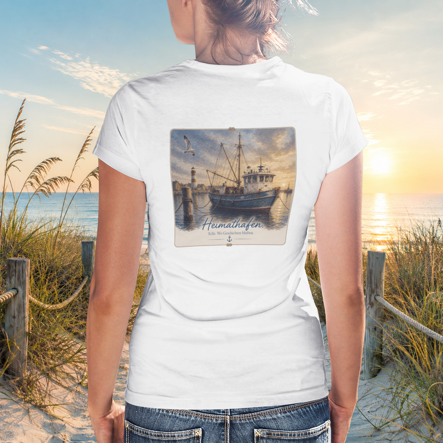 HEIMATHAFEN. Damen-Shirt