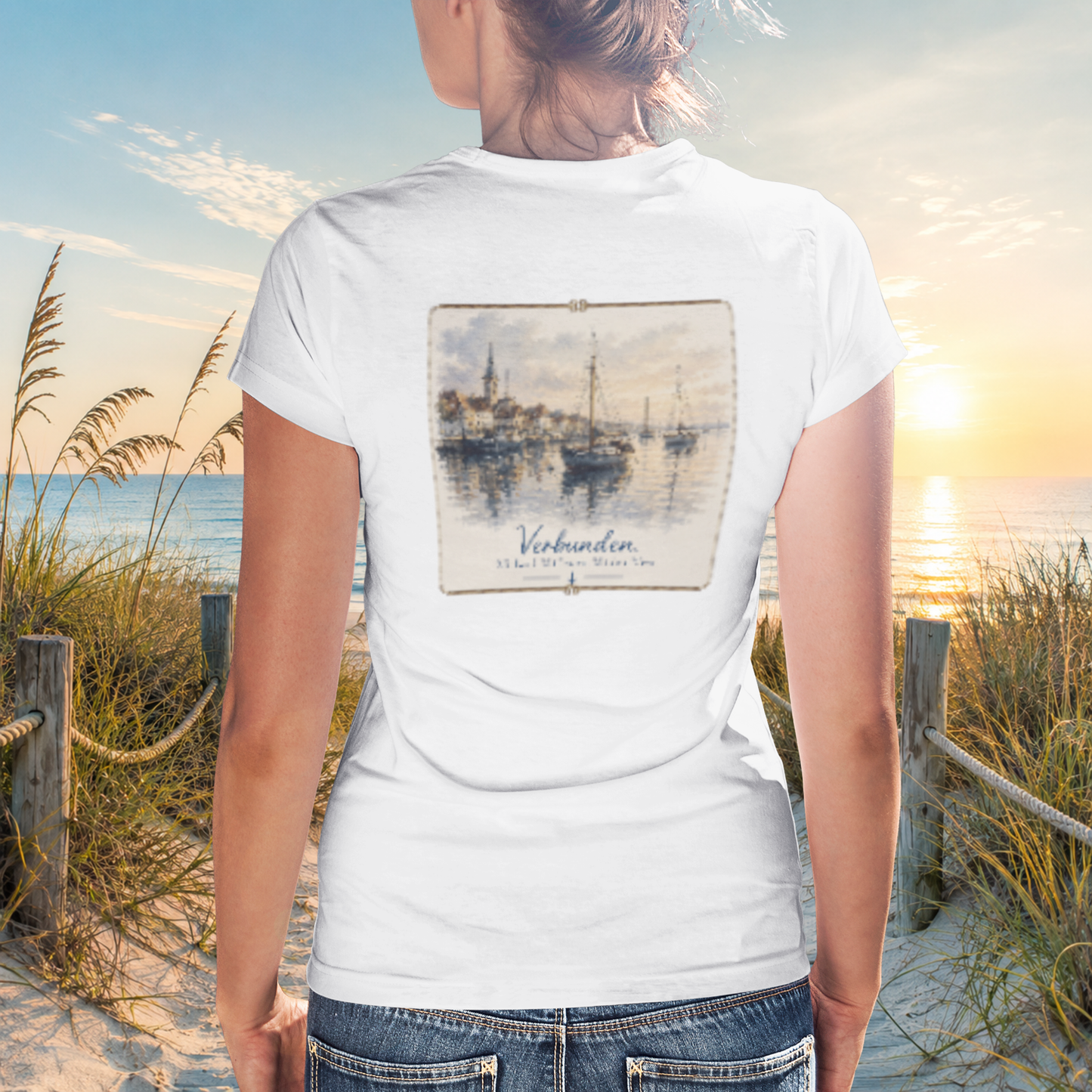VERBUNDEN. Damen-Shirt