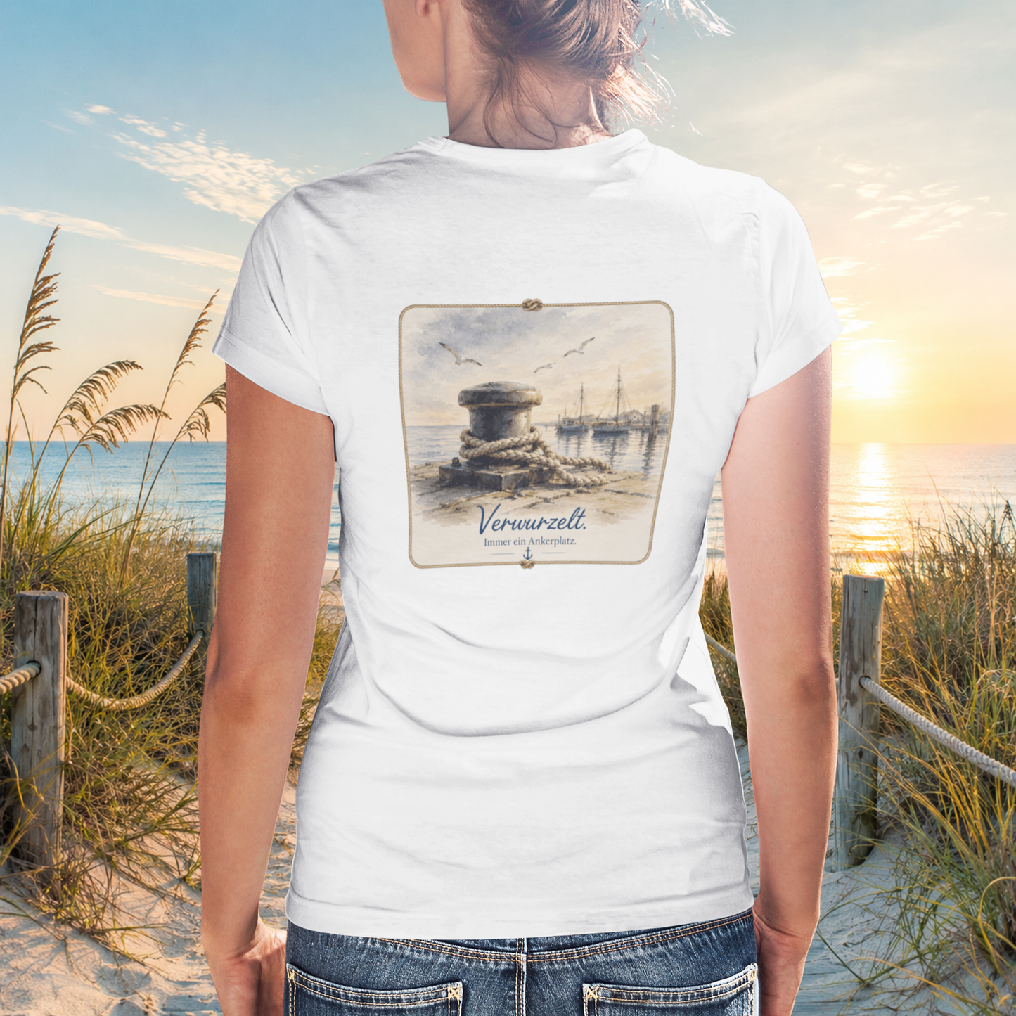 VERWURZELT. Damen-Shirt