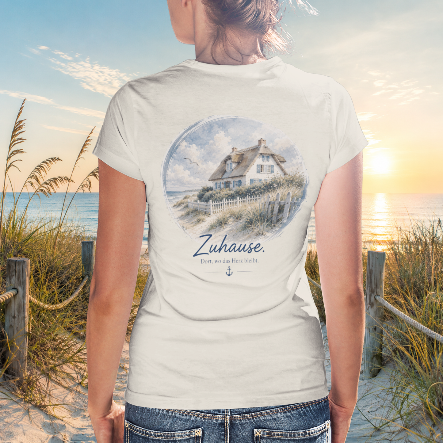 ZUHAUSE. Damen-Shirt
